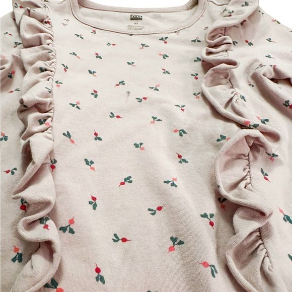Tea Collection | Long Sleeve Ruffled Top (3T) - Picture 2 of 5
